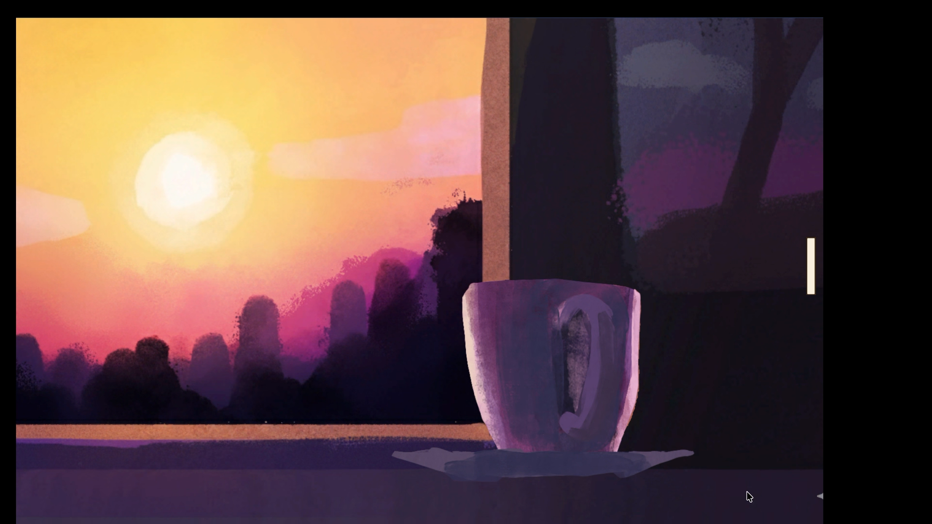 Enjoying your cup of coffee on a cozy morning